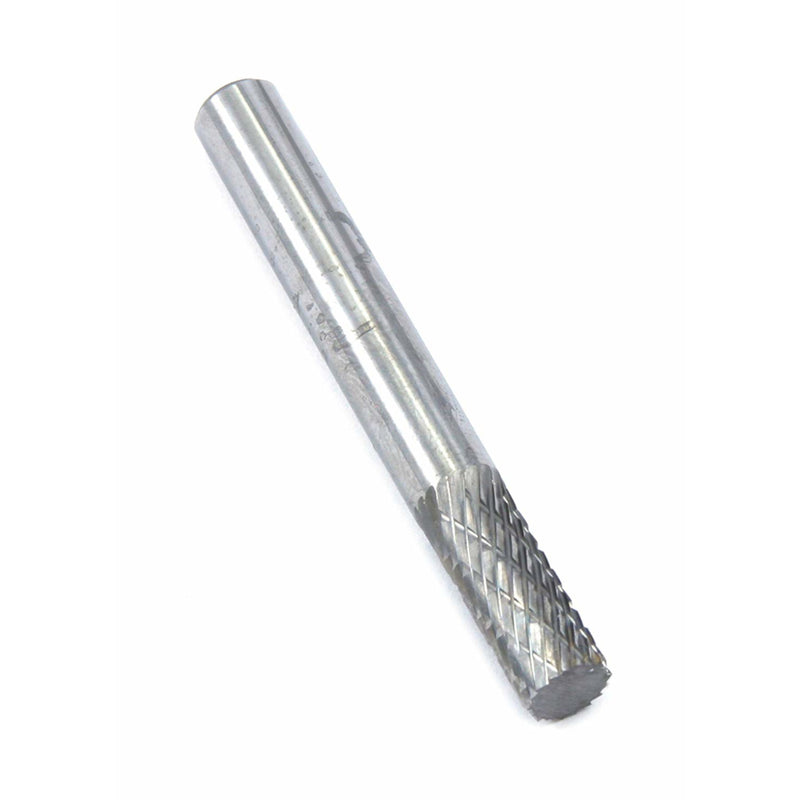 Forney 1/4 in. D X 2.5 in. L Cylinder Burr Tungsten Carbide 1 pc