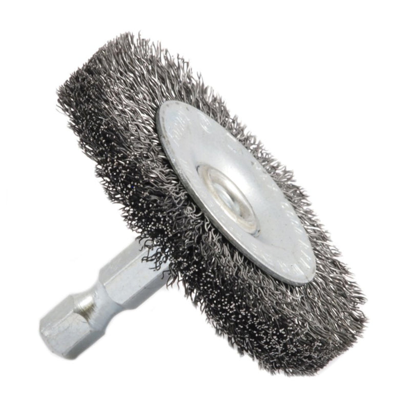 Forney 2 in. Crimped Wire Wheel Brush Metal 6000 rpm 1 pc