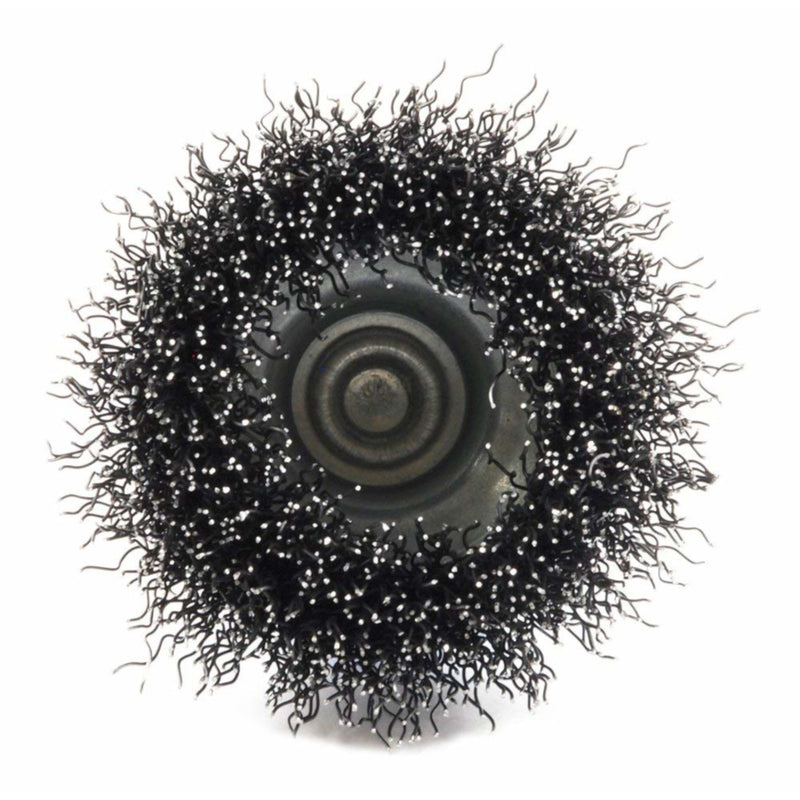 Forney 2 in. D X 1/4 in. Coarse Steel Crimped Wire Cup Brush 6000 rpm 1 pc