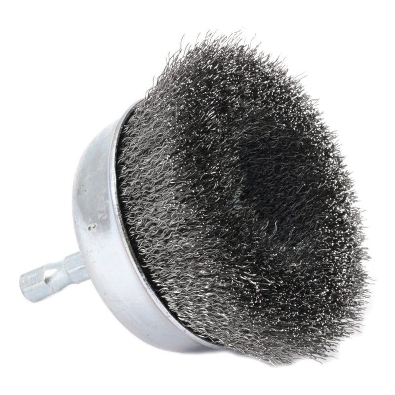 Forney 3 in. D X 1/4 in. Fine Steel Crimped Wire Cup Brush 6000 rpm 1 pc