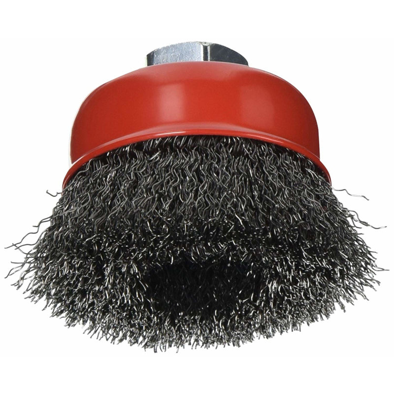 Forney 2.75 in. D X 5/8 in. Crimped Steel Cup Brush 14000 rpm 1 pc