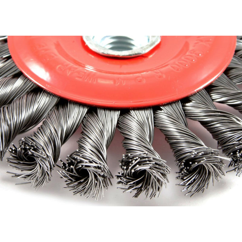Forney 6 in. Crimped Wire Wheel Brush Metal 9000 rpm 1 pc