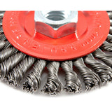 Forney 4 in. Stringer Wire Wheel Brush Metal 20000 rpm 1 pc