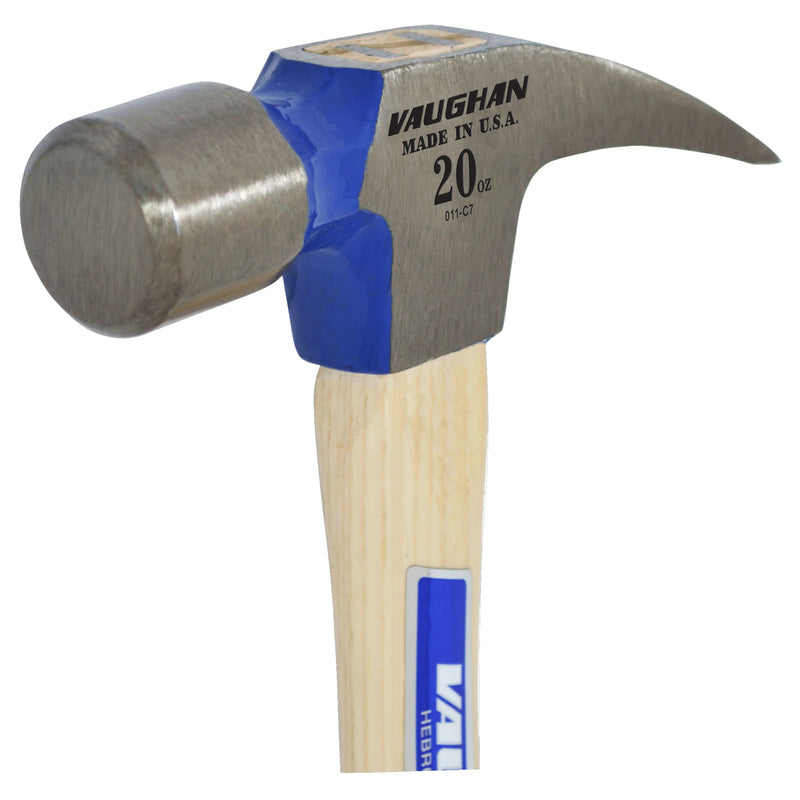 Vaughan 20 oz Smooth Face Rip Claw Hammer 16 in. Hickory Handle