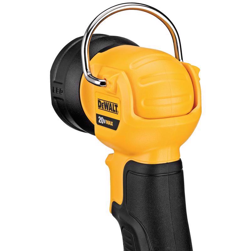 DeWalt 20V MAX 110 lm Black/Yellow LED Work Light Flashlight