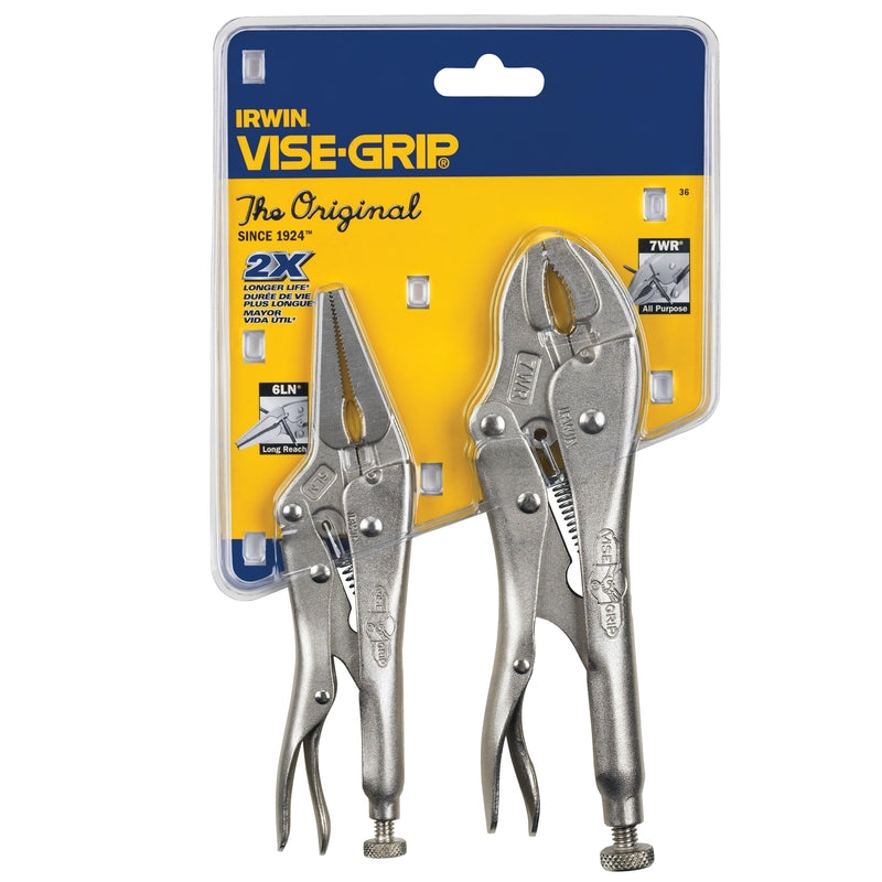 Irwin Vise-Grip 6 & 7 in. Alloy Steel Locking Pliers Set