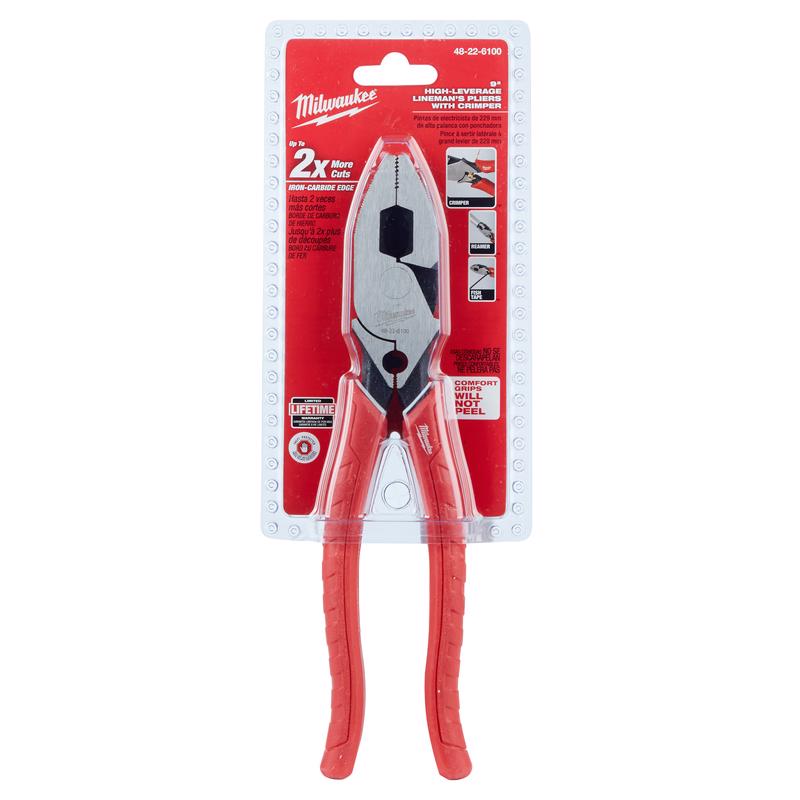 Milwaukee 9 in. Forged Alloy Steel High Leverage Linesman Pliers