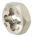 Irwin Hanson High Carbon Steel Metric Hexagon Die 10 - 1.50 mm 1 pc