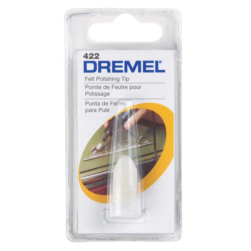 Dremel 3/8 in. X 1 in. L Felt Felt Polishing Tip 1 pk