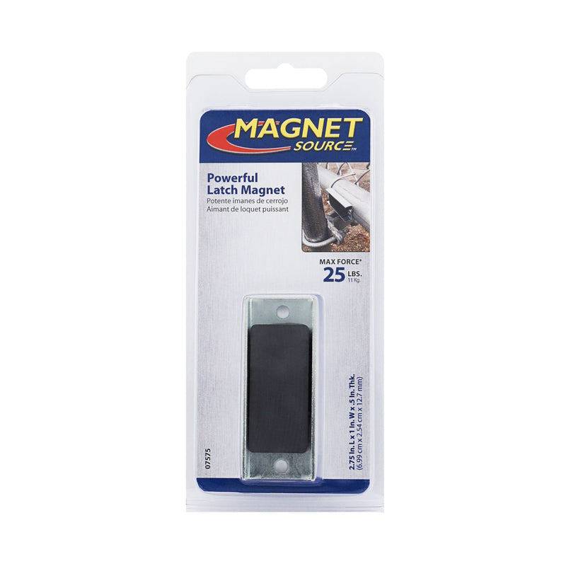 Magnet Source 2.75 in. L X 1 in. W Silver Latch Magnet 25 lb. pull 1 pc