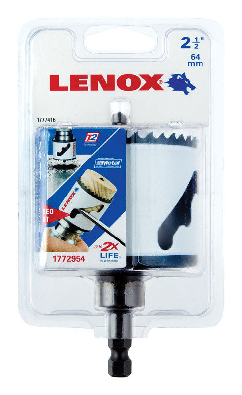 Lenox Speed Slot 2-1/2 in. Bi-Metal Hole Saw 1 pc