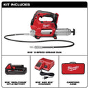 Milwaukee M18 Cordless Grease Gun Kit Kit (Battery & Charger) 14 oz