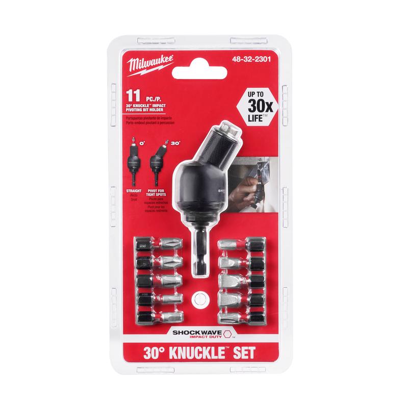 Milwaukee Shockwave Assorted 1 in. L Elbow Screwdriver Bit Set Steel 11 pc