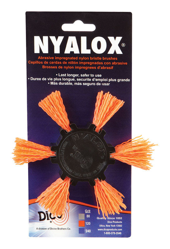 BRUSH FLAP NYALOX 4" CRS