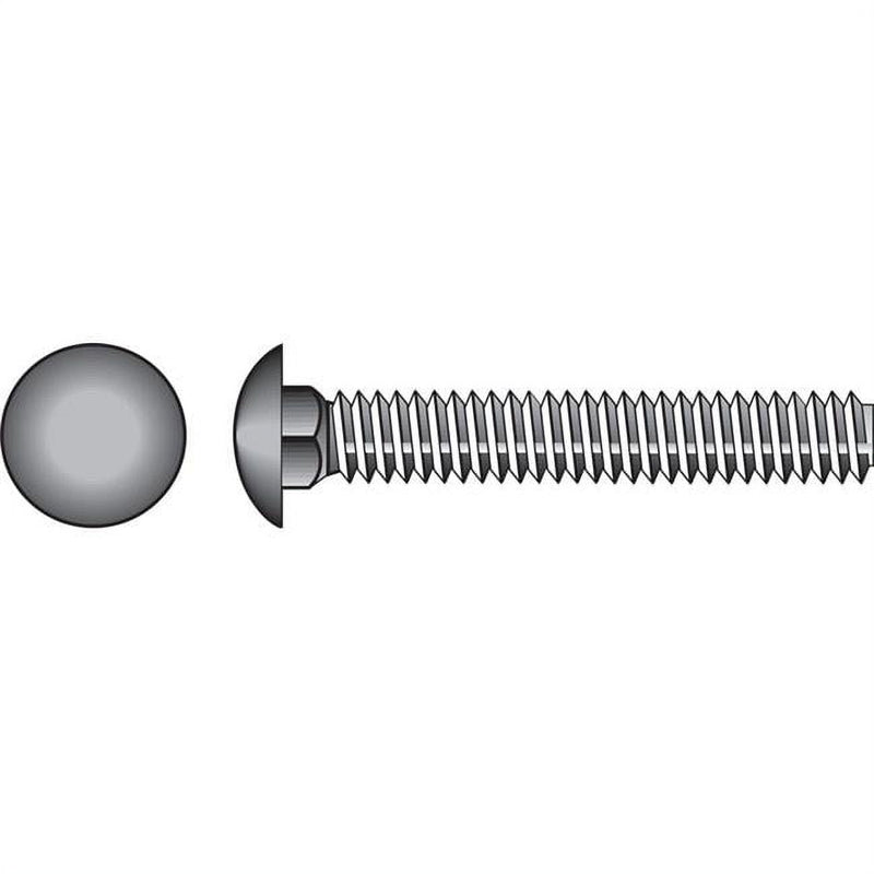 Hillman 1/4 in. X 1-1/4 in. L Zinc-Plated Steel Carriage Bolt 100 pk