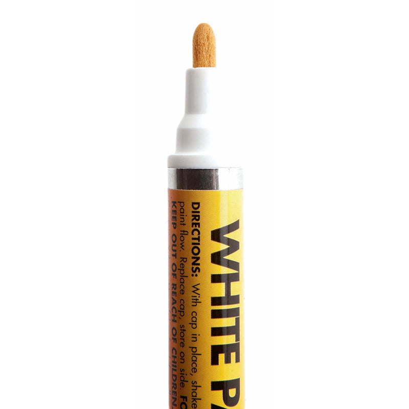 Forney White Valve Tip Paint Marker 1 pk