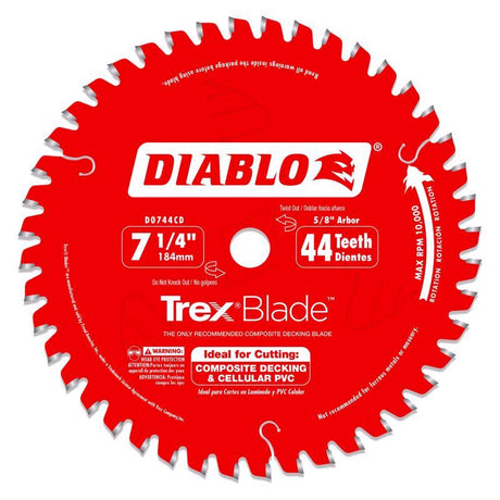 TREX SAW BLADE 7-1/4 44T