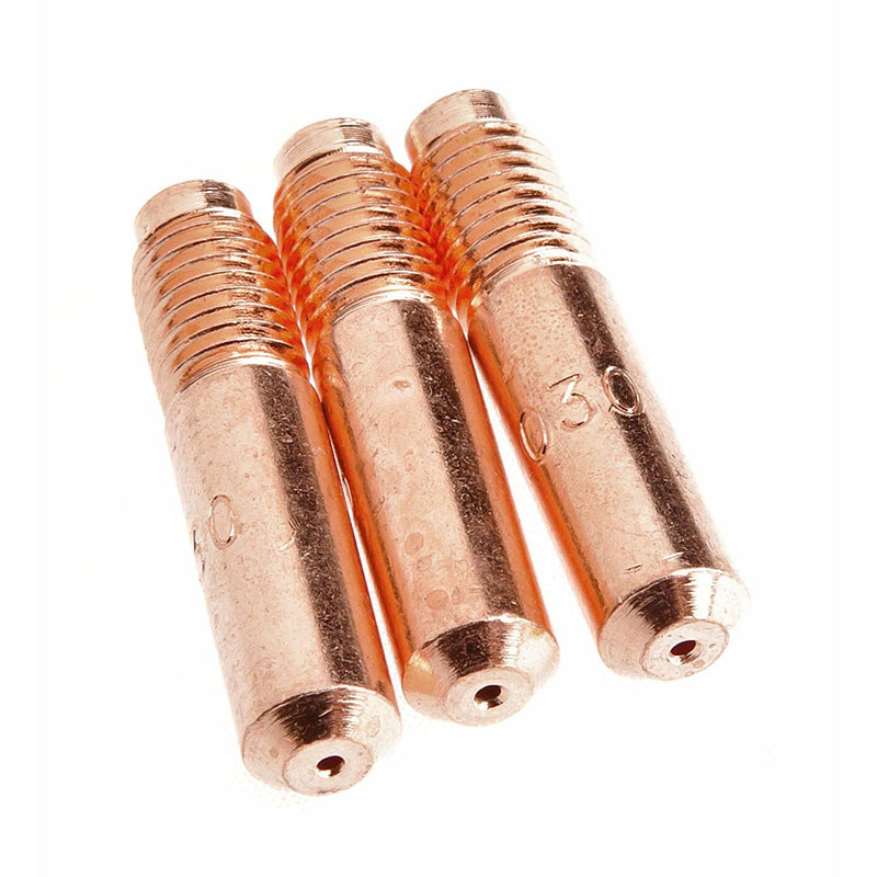 Forney 1 in. L MIG Contact Tip Copper 3 pc