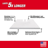 Milwaukee Micro Carbide Metal Utility Utility Blade 3 in. L 5 pc