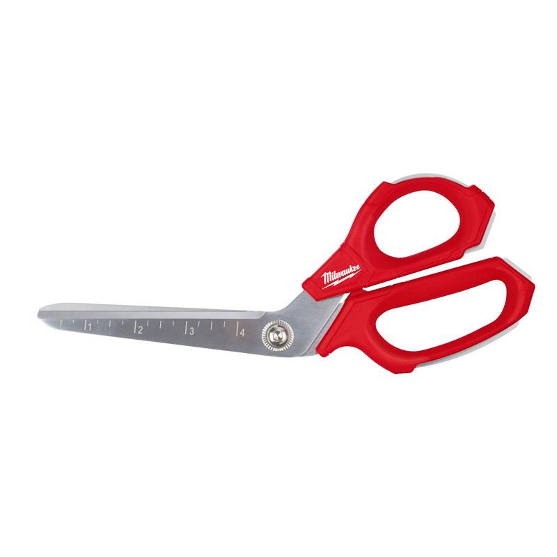 Milwaukee 9.5 in. Iron Carbide Smooth Offset Jobsite Scissors 1 pc