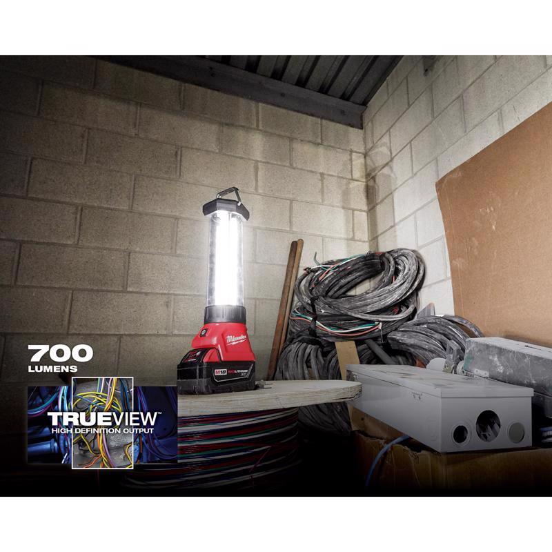 Milwaukee M18 700 lm Red LED Lantern