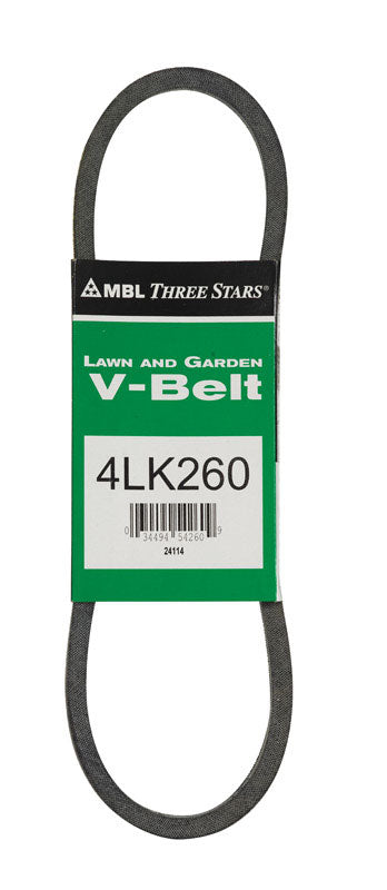 V BELT 1/2" X 26"