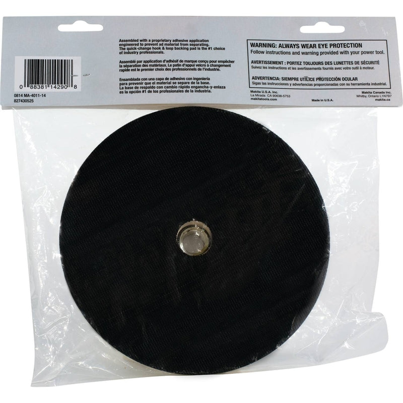 Makita 7 in. D Rubber Backing Pad 5/8 in. 1 pc