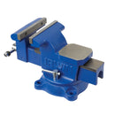 Irwin 6 in. Steel Workshop Bench Vise Swivel Base