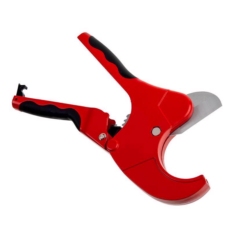 Superior Tool 2-1/2 in. Ratcheting Pipe Cutter 10 in. L Black/Red 1 pc