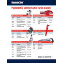 Superior Tool 2-1/2 in. Ratcheting Pipe Cutter 10 in. L Black/Red 1 pc