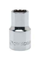 SCKT 1/2"DR 17MM 12 PT