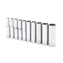 SCKT 10PC 1/4"DR SAE DP