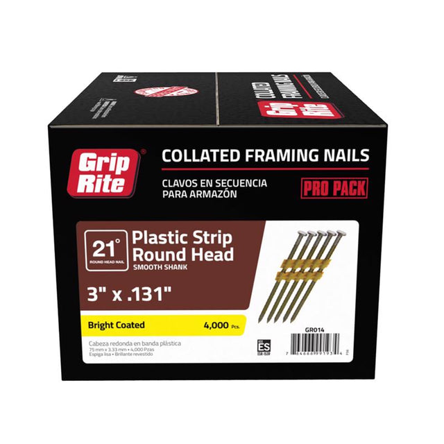 FRAME NAIL 3" BRT BX4000