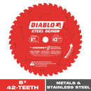 Diablo Steel Demon 8 in. D X 5/8 in. Cermet Metal Saw Blade 42 teeth 1 pk