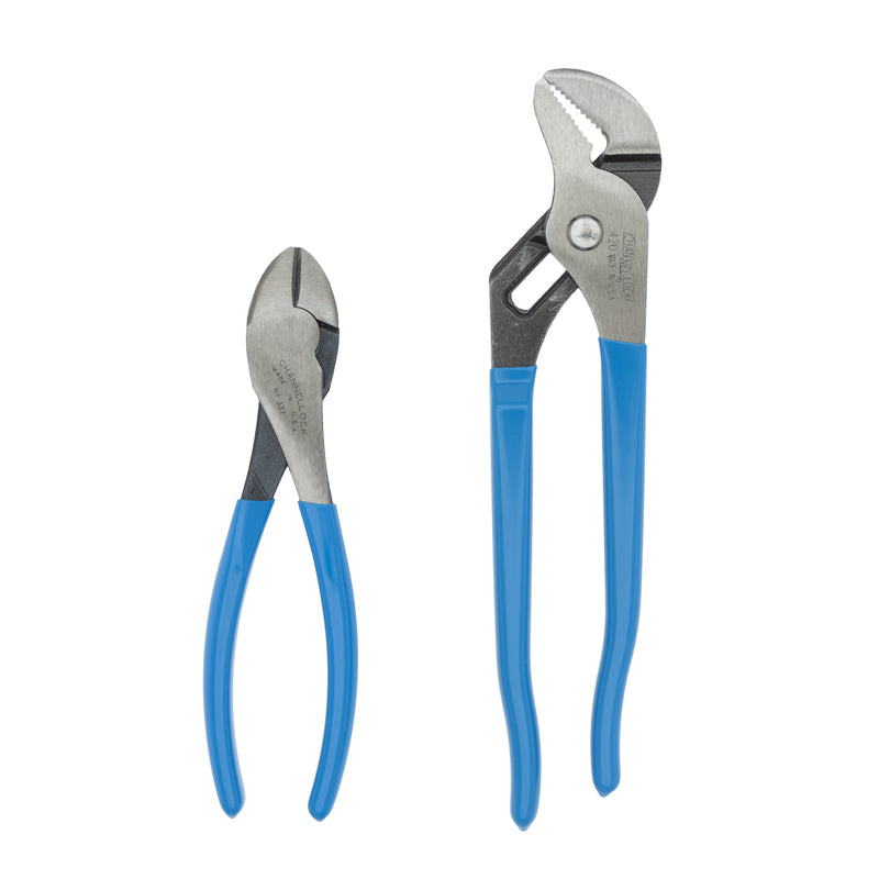 Channellock 2 pc Carbon Steel Pliers Set
