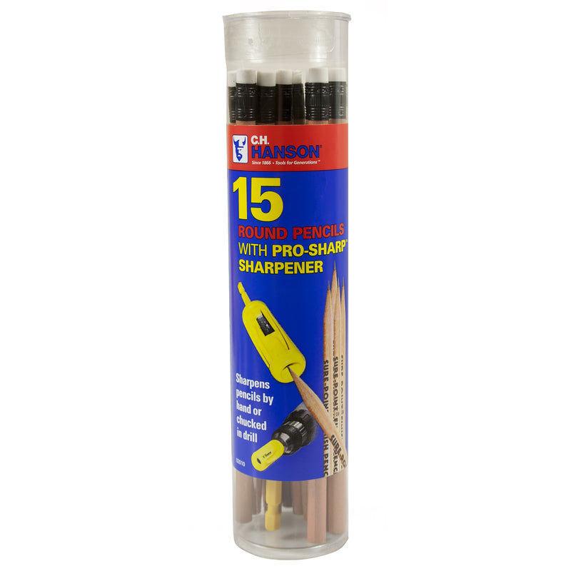 CARP PENCIL W/SHARP 15PK