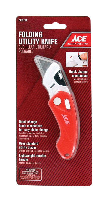 UTILITY KNIFE FLDNG RED