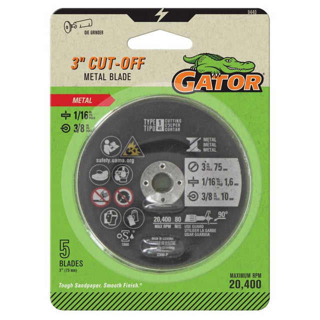METAL CUT WHL 3X1/16X3/8