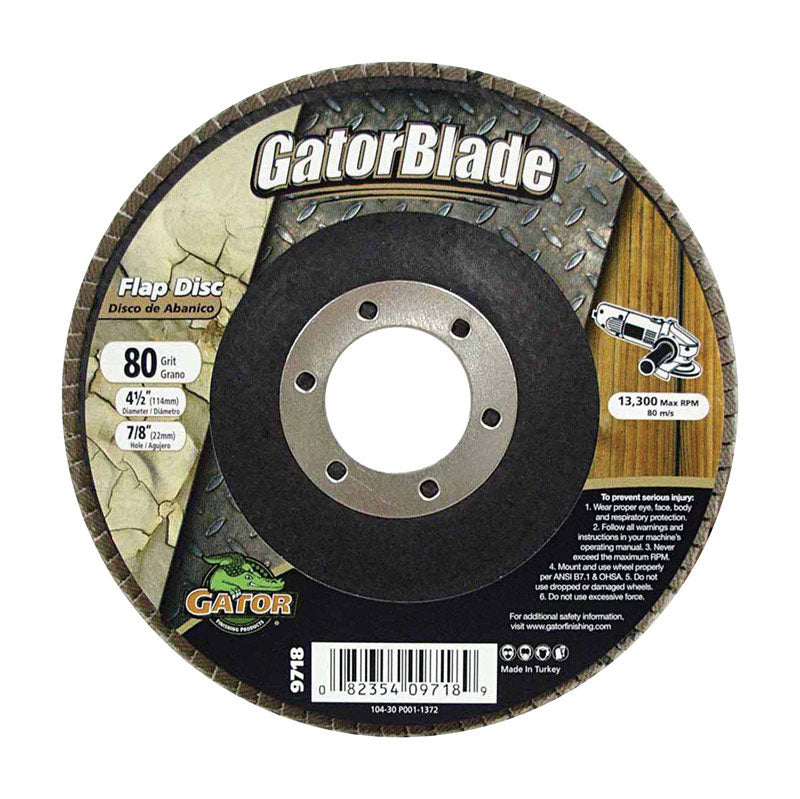 FLAP DISC4.5"X7/8"80GRIT