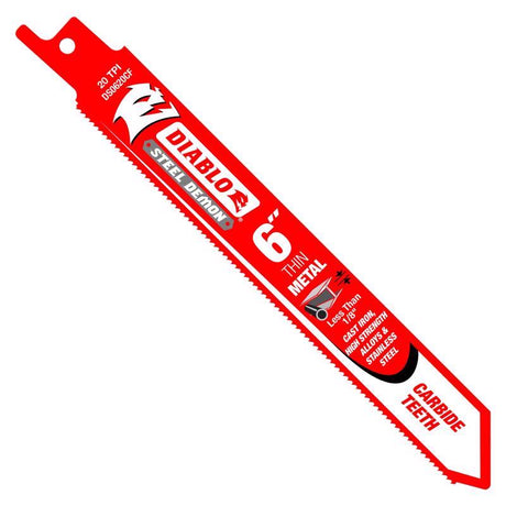 RECIP BLADE CARBDE 6"20T