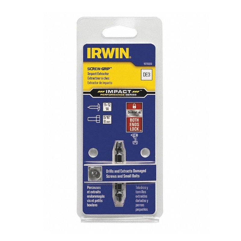 Irwin Impact Screw-Grip .13 in. M2 High Speed Steel Double-Ended Screw Extractor 2 in. 1 pc