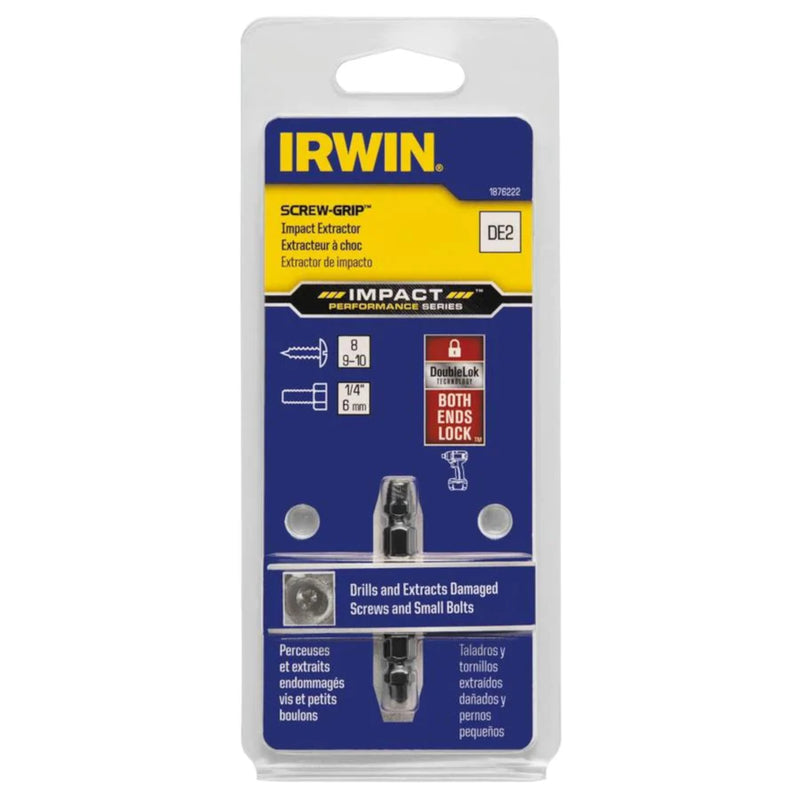 Irwin Impact SCREW-GRIP .15 in. M2 High Speed Steel Double-Ended Screw Extractor 2 in. 1 pc