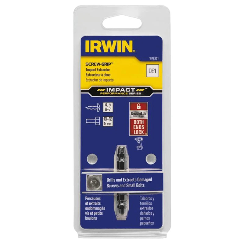 Irwin Impact Screw-Grip .15 in. M2 High Speed Steel Double-Ended Screw Extractor 2 in. 1 pc