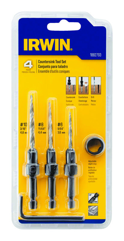 COUNTERSINK SET 4PC IRWN