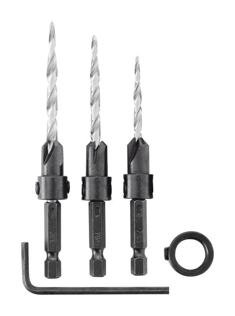 Irwin #6, #8 and #10 Countersink Set 4 pc