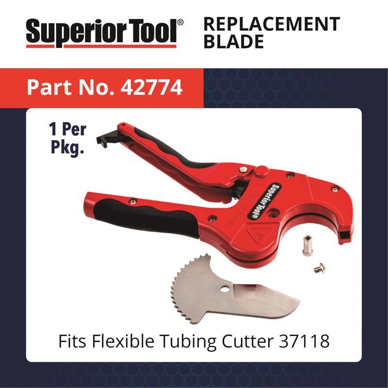 Superior Tool 1-5/8 in. Ratcheting Pipe Cutter 10 in. L Black/Red 1 pc