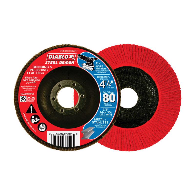 FLAP DISC 4-1/2" 80G