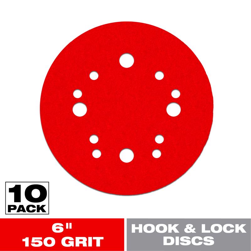 Diablo 6 in. Ceramic Blend Hook and Lock Sanding Disc 150 Grit Very Fine 10 pk
