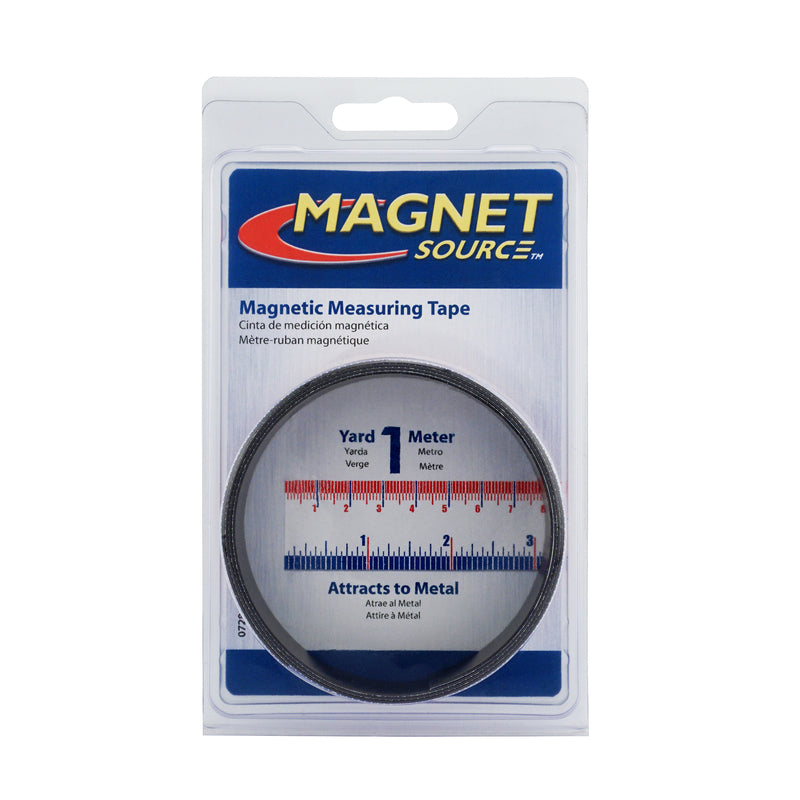 Magnet Source 39.375 in. L X 1 in. W Blue/Red/White Magnetic Measuring Tape 1 pc