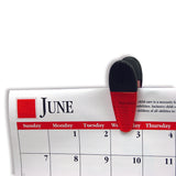 Magnet Source 1-5/8 in. L X 1-1/4 in. W Red Magnetic Clips 2 pc